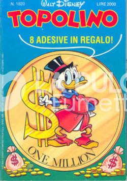 TOPOLINO LIBRETTO #  1820 - NO  ADESIVI IN REGALO