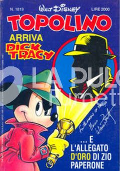 TOPOLINO LIBRETTO #  1819 - NO ADESIVI IN REGALO + NO ALBUM COMPLETO