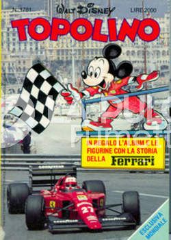 TOPOLINO LIBRETTO #  1781 + FIGURINE  FERRARI MANCA TOPOLINO NO  ALBUM CON LA STORIA DELLA FERRARI