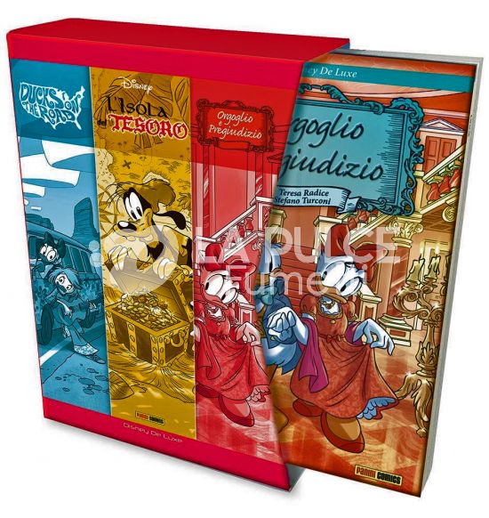 TOPOLINO LIMITED DISNEY DE LUXE EDITION #    33 - COFANETTO TURCONI/RADICE + 1 VOLUME – ORGOGLIO E PREGIUDIZIO