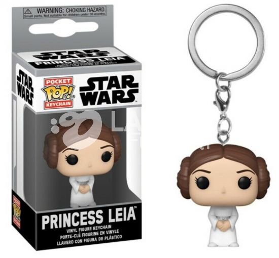 STAR WARS   : PRINCESS LEILA - POP FUNKO POCKET KEYCHAN 4 CM