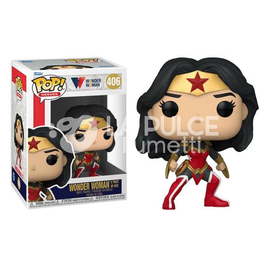 WONDER WOMAN A TWIST OF FATE - DC HEROES - VINYL FIGURE #   406 - POP FUNKO HEROES