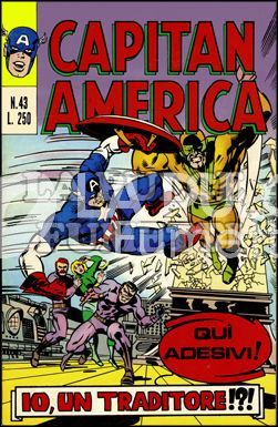 CAPITAN AMERICA #    43: IO UN TRADITORE! ?! + ADESIVI