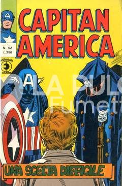 CAPITAN AMERICA #    52: UNA SCELTA DIFFICILE