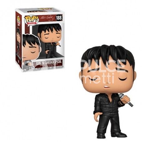 ELVIS PRISLEY :  ELVIS 68 COMEBACK SPECIAL -VINYL FIGURE #   188 - POP ROCKS FUNKO