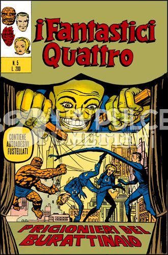 FANTASTICI QUATTRO #     5: PRIGIONIERI DEL BURATTINAIO - NO  ADESIVI