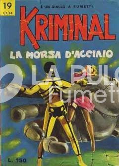 KRIMINAL #    19: LA MORSA D'ACCIAIO