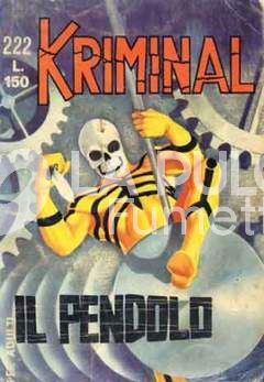 KRIMINAL #   222: IL PENDOLO