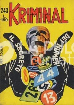 KRIMINAL #   243: IL SEGRETO DEI NUMERI