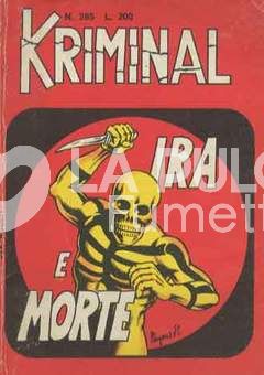 KRIMINAL #   385: IRA E MORTE