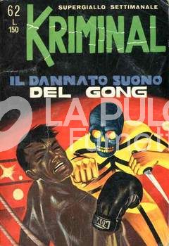 KRIMINAL #    62: IL DANNATO SUONO DEL GONG