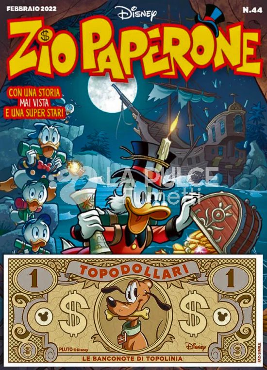 ZIO PAPERONE #    48 - ZIO PAPERONE 44 - TOPODOLLARI USCITA 4 (DI 10) - PLUTO