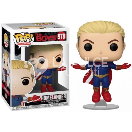 THE BOYS ; HOMELANDER - VINYL FIGURE #  978 - POP FUNKO TELEVISION