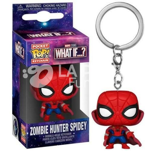 WHAT IF ? : ZOMBIE HUNTER SPIDER - POP FUNKO POCKET KEYCHAN 4 CM