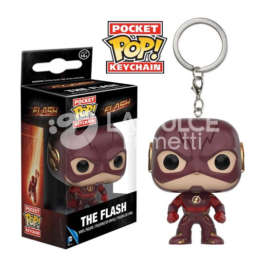 FLASH: THE FLASH TV - POP FUNKO POCKET KEYCHAN 4 CM