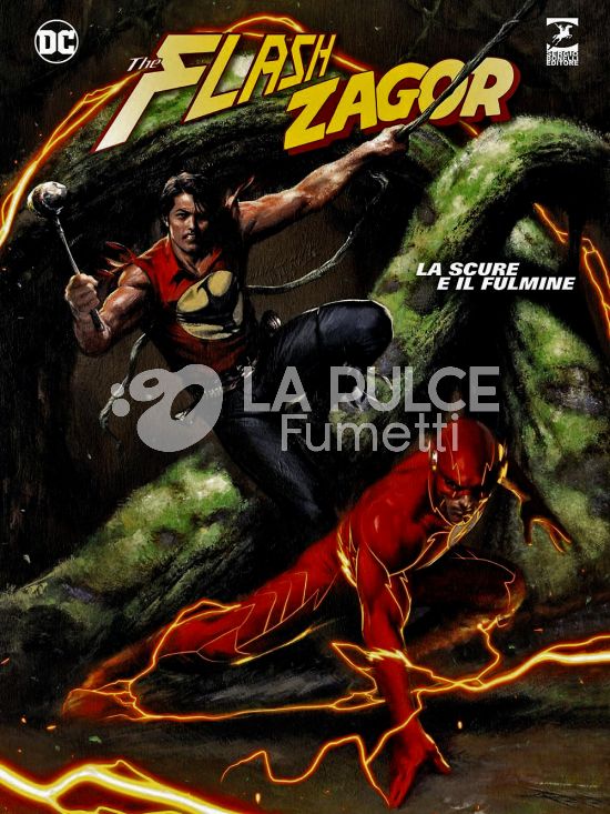 ZAGOR/THE FLASH: LA SCURE E IL FULMINE - VARIANT MANICOMIX - CARTONATO