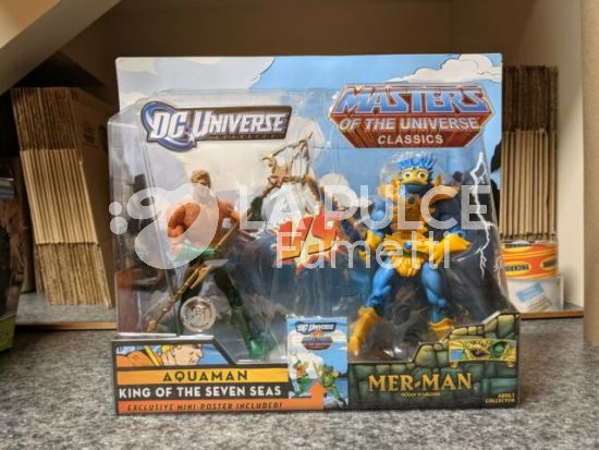 DC UNIVERSE VS MASTERS OF THE UNIVERSE 2 PACK AQUMAN VS MER-MAN