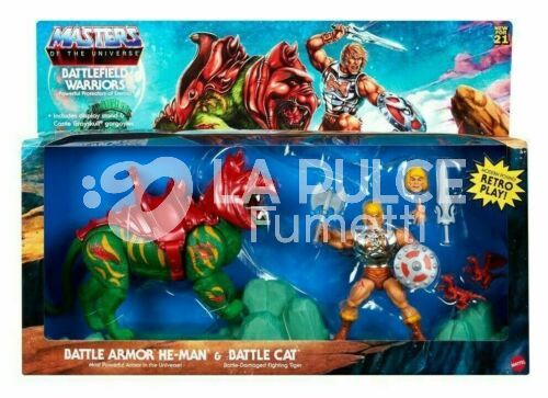 MASTERS OF THE UNIVERSE ORIGINS: BATTLE ARMOR HE-MAN & BATTLE CAT