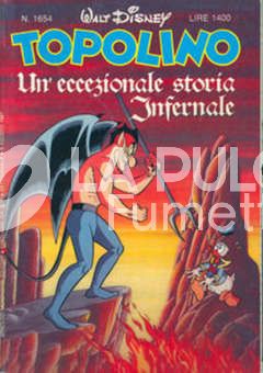 TOPOLINO LIBRETTO #  1654 ( UNA STORIA INFERNALE, INFERNO DIVINA COMMEDIA )