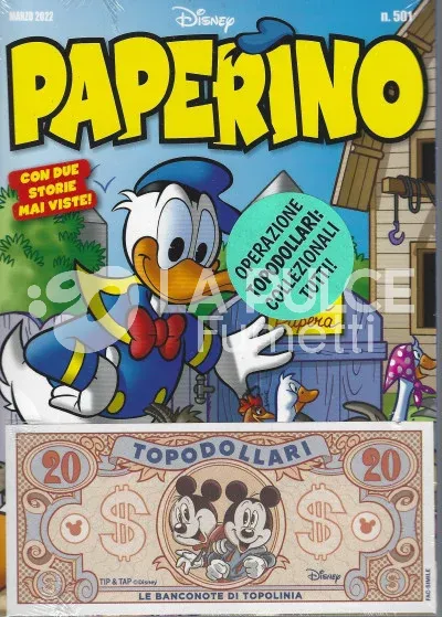 SUPER ALMANACCO PAPERINO SERIE  3 PAPERINO #   501 NO TOPODOLLARI