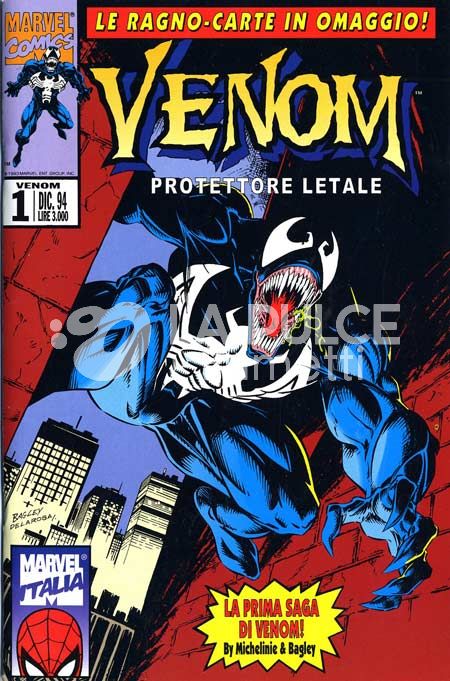 VENOM #     1 - PROTETTORE LETALE 1 - NO RAGNO CARTE