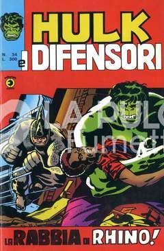 HULK E I DIFENSORI #    34: LA RABBIA DI RHINO