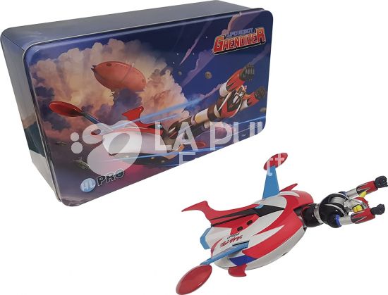 UFO ROBOT GRENDIZER - DIE CAST ROBOT + DISCO TIN BOX
