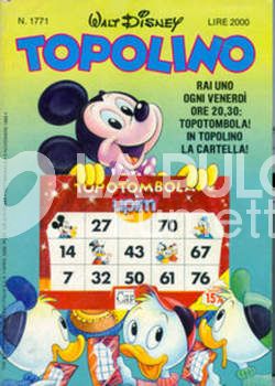 TOPOLINO LIBRETTO #  1771 + allegato topolino gabbiani news