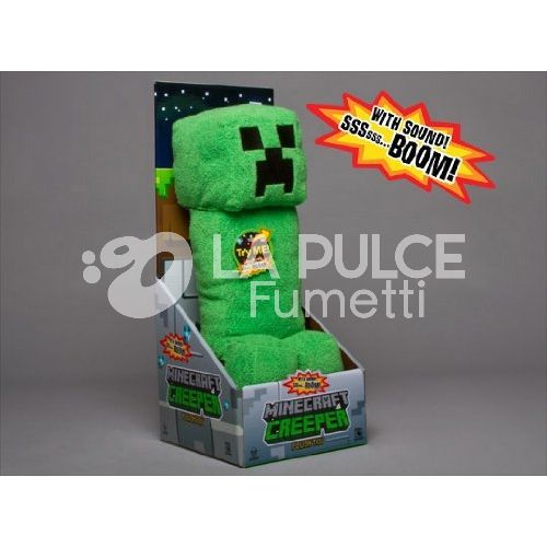 MINECRAFT : CREEPER PLUSH WHIT SOUND SOFT TOY