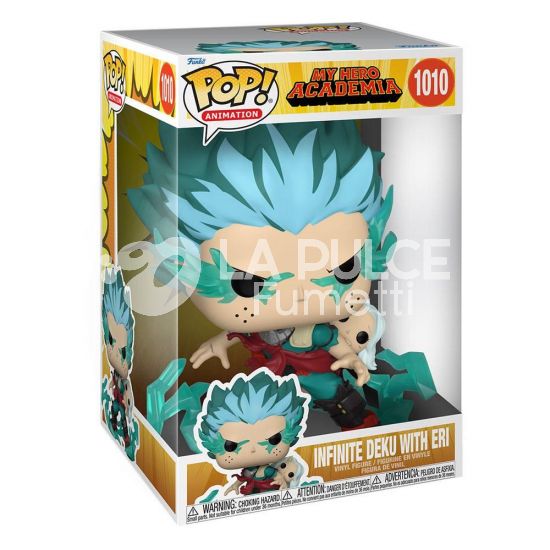 MY HERO ACADEMIA : INFINITE DEKU WITH ERI SUPER SIZED   - VINYL FIGURE #  1010 - POP FUNKO ANIMATION