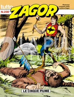 TUTTO ZAGOR #   230: LE CINQUE PIUME