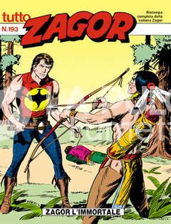 TUTTO ZAGOR #   193:zagor l'immortale