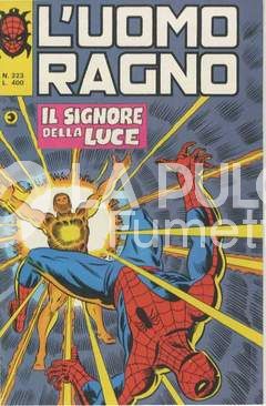 UOMO RAGNO #   223: IL SIGNORE DELLA LUCE