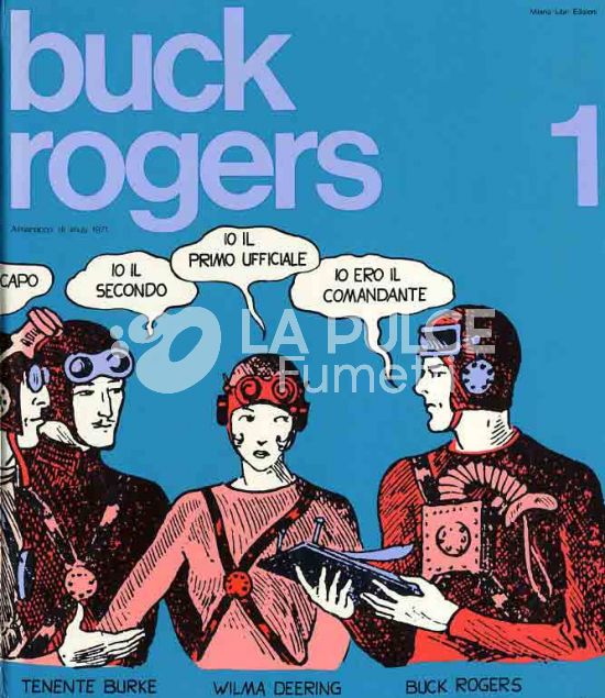 BUCK ROGERS #    1 CARTONATO - ALMANACCO DI LINUS 1971