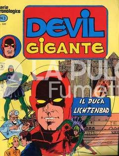 DEVIL GIGANTE #     3: IL DUCA DI LICHTENBAD