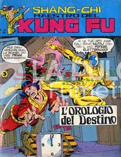 SHANG-CHI MAESTRO DEL KUNG FU #    32: L'OROLOGIO DEL DESTINO