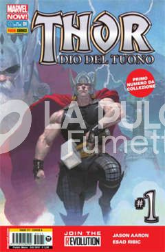 THOR #   171/181 - THOR, DIO DEL TUONO 1/11 MARVEL NOW - N 1 COV A +5 E 11 VARIANT