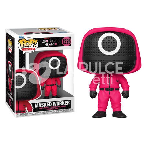 SQUID GAME: MASKED WORKER - VINYL FIGURE # 1226 - POP FUNKO TELEVISION