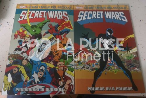 MARVEL - LE BATTAGLIE DEL SECOLO 36/37 - SECRET WARS 1/2 COMPLETA NUOVI