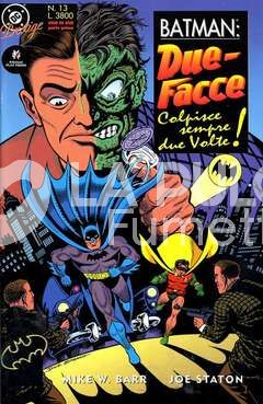 DC PRESTIGE 13/14- BATMAN: DUE FACCE COLPISCE SEMPRE DUE VOLTE 1 /2 COMPLETA