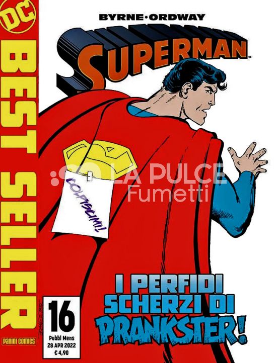 DC BEST SELLER NUOVA SERIE #    16 - SUPERMAN DI JOHN BYRNE 16