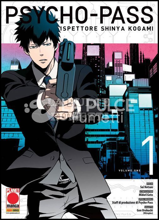 MANGA LIFE 22/28 - PSYCHO-PASS - ISPETTORE SHINYA KOGAMI 1/6 COMPLETA NUOVI