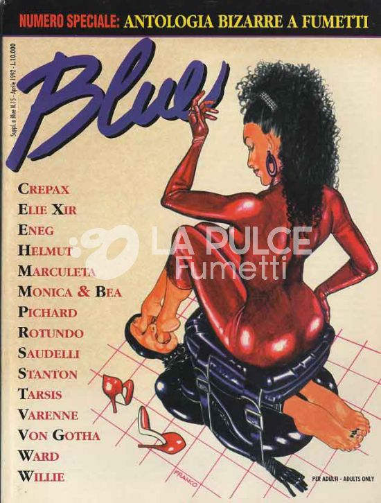 BLUE SPECIALE SUPPLEMENTO A BLUE 15 : ANTOLOGIA BIZARRE A FUMETTI