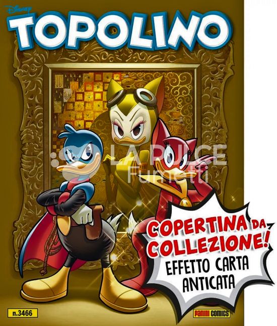 TOPOLINO LIBRETTO #  3466 - COVER SPECIALE EFFETTO CARTA ANTICATA