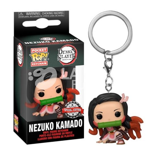 DEMON SLAYER: NEZUKO KAMADO - POP FUNKO POCKET KEYCHAN 4 CM SPECIAL EDITION