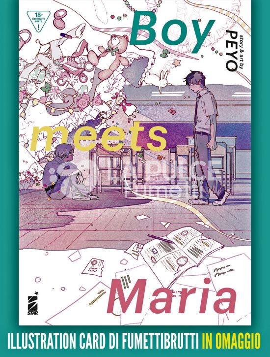 QUEER #    33 - BOY MEETS MARIA + ILLUSTRATION CARD DI FUMETTIBRUTTI