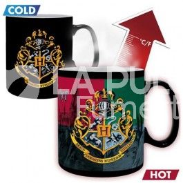 HARRY POTTER - TAZZA HEAT CHANGE 320ML - HOGWARTS CREST  MUG