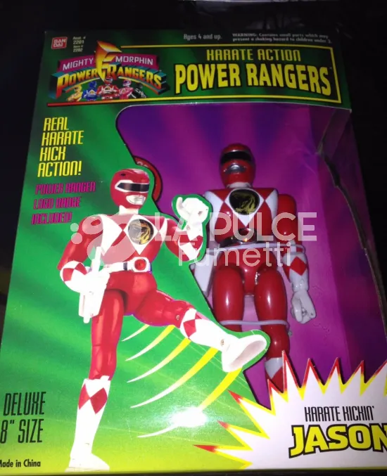 BANDAI MIGHTY MORPHIN' POWER RANGERS - 1993 KARATE ACTION RED RANGER