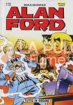 ALAN FORD ORIGINALE #   509: TUTTO IN ORDINE