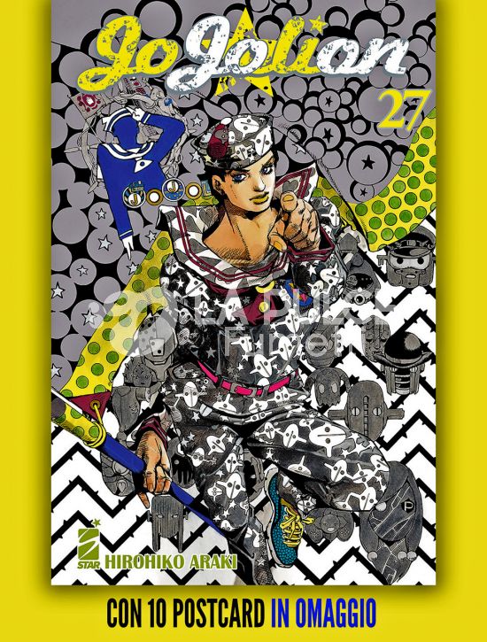 ACTION #   340 - JOJO - JOJOLION 27 + 10 postcard celebrative da collezione